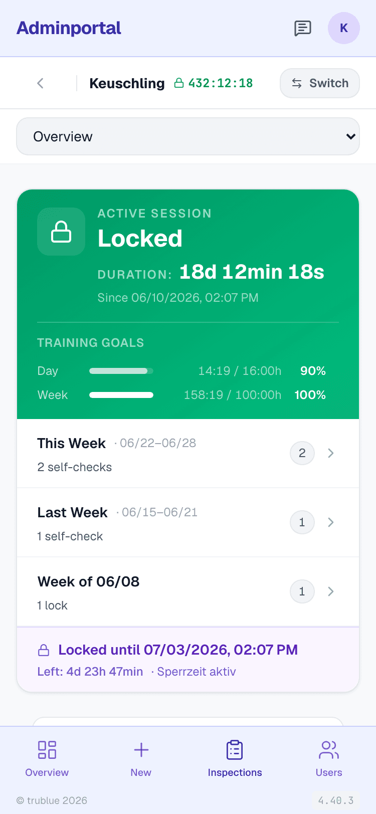 Lock Requirements & Lock Periods