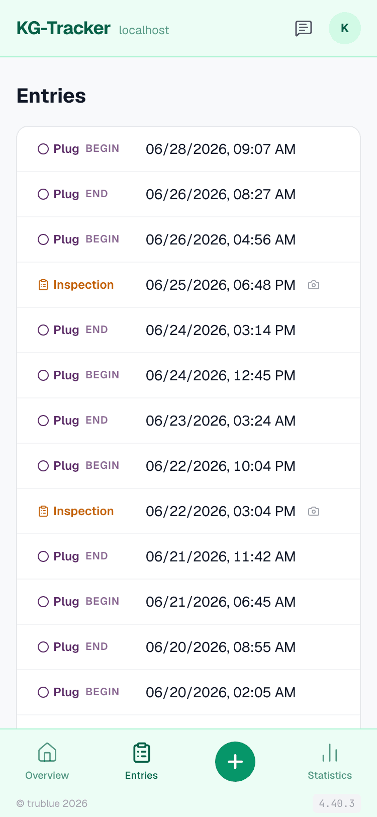 Time Tracking & Live Status
